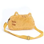 This fat cat plush bag is very cute, and the plush on the surface is also very skin-friendly. Very suitable for girls, young ladies. This cute bag can hold your Switch/Switch OLED, Joy-Con straps, cell phone, earphone case.